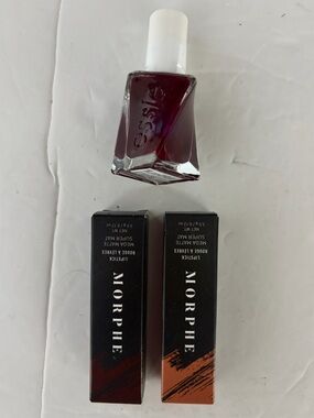 Morphe Lipstick Set + Essie Nail Polish – 3 Piece Bundle (NEW)